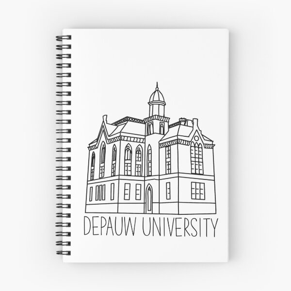Item preview, DePauw University East College Outline designed and sold by zoshamarie.