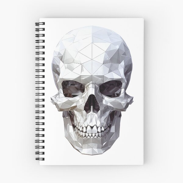 Item preview, Skull - crossbones in faceted geometric style designed and sold by Skynotik.