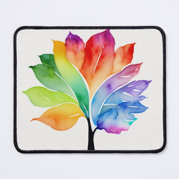 Item preview, Watercolor rainbow tree 1 designed and sold by KMA Home Design.