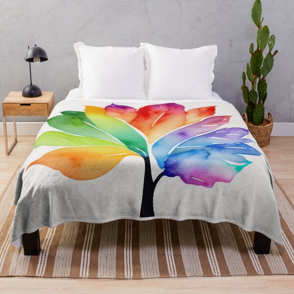 Item preview, Watercolor rainbow tree 1 designed and sold by KMA Home Design.
