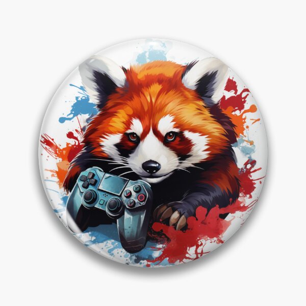 Item preview, Funny Red Panda Gaming Lover  designed and sold by ArtFromBeyond.
