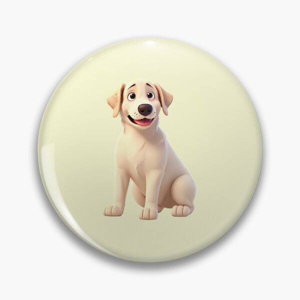 Item preview, Animated adult Labrador Retriever in 3D style designed and sold by ChickNickStudio.