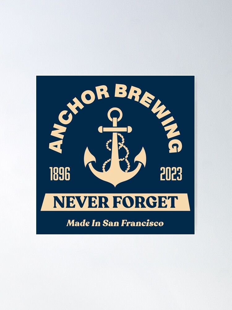 Orders Anchor Brewing logo neon wall clock