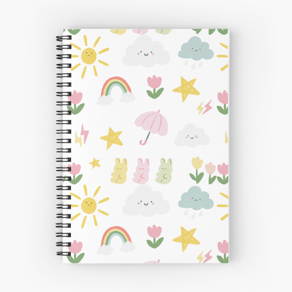 Item preview, Spiral Notebook designed and sold by koodoodles.