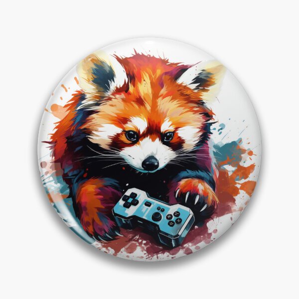 Item preview, Funny Red Panda Gaming Lover  designed and sold by ArtFromBeyond.