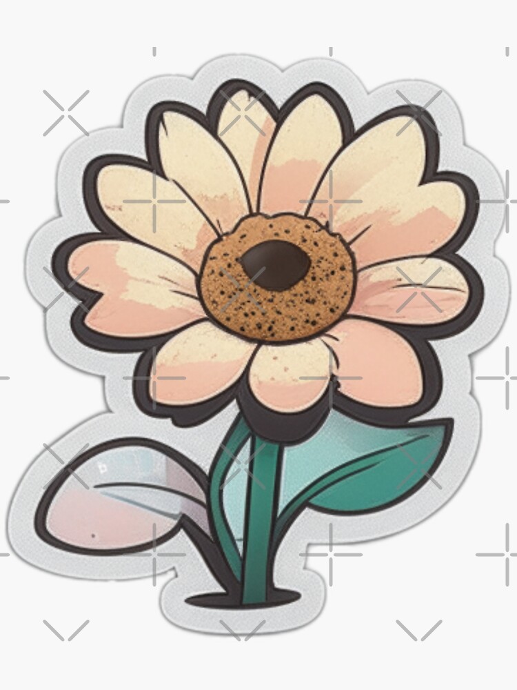 Drawing Stickers - Flowers – Cute Things from Japan