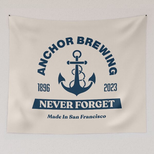 Item preview, Anchor Brewing Co. | Never Forget designed and sold by Retro Travel Design.