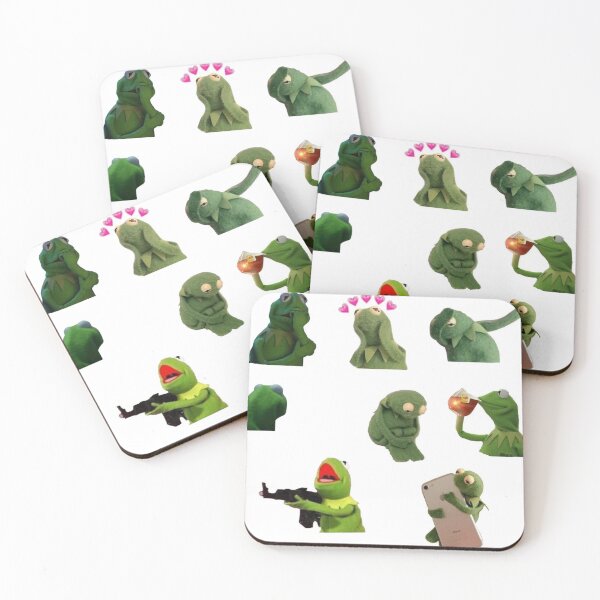 Artikelvorschau, Kermit-Meme-Aufkleberpaket entworfen und verkauft von Mister Y ART.
