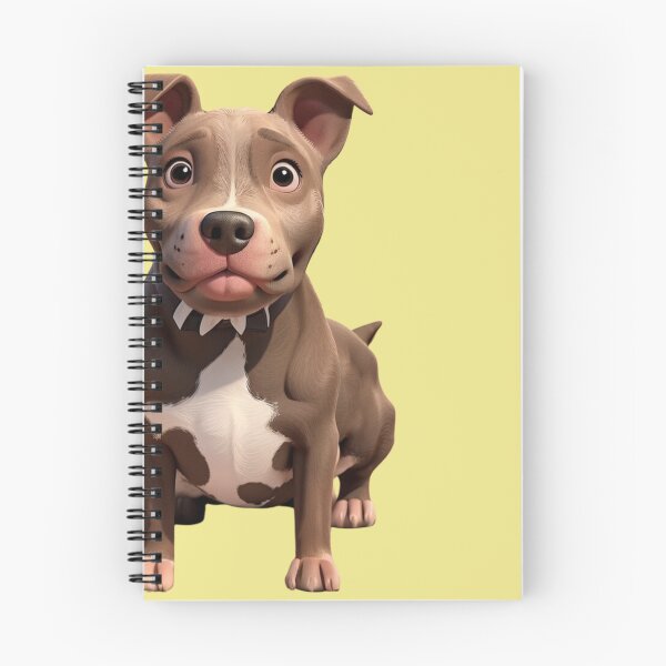 Item preview, Animated Pitbull in 3D Style - Pit bull designed and sold by ChickNickStudio.