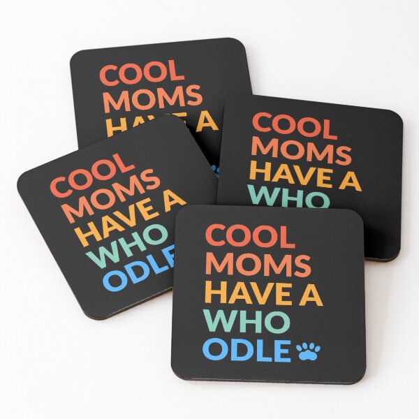 Item preview, Cool Moms Have A Whoodle Pride Gift  designed and sold by Guarddogdrive.