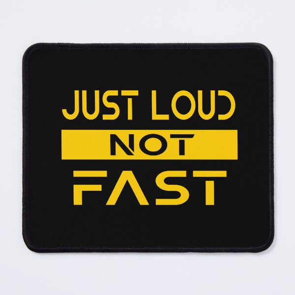 Item preview, Funny Truck and Motorcycle Quote Just Loud Not Fast cool Engine design for Racing Lover designed and sold by saadabs.