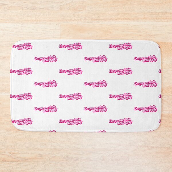 Item preview, Do you ever think about dying? (Pink) designed and sold by partyfarty.