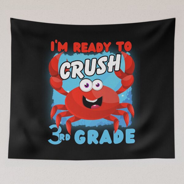Item preview, Crackin' Up 3rd Grade with a Hilarious Lobster Twist! Get Ready to Crush It - Funny Back To School designed and sold by Sun Sand & Sea Art.