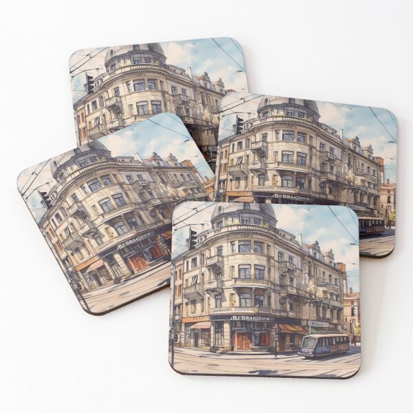 Item preview, Belgrade city drawing designed and sold by ComicsFactory.