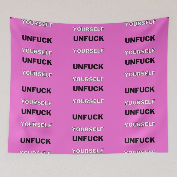 Item preview, unfuck yourself, encouraging words designed and sold by Optimystic-arts.