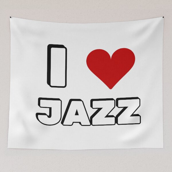Item preview, I heart jazz - I love jazz designed and sold by Inspirationmotivation.