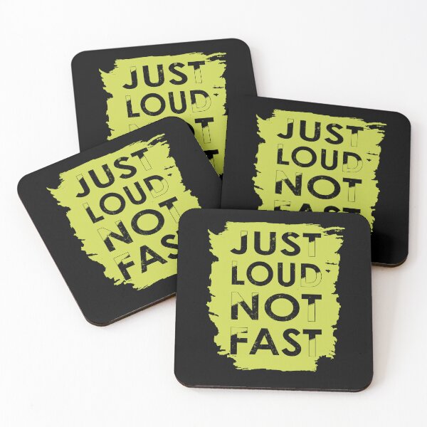 Item preview, Funny Truck and Motorcycle Quote Just Loud Not Fast cool Engine design for Racing Lover designed and sold by saadabs.