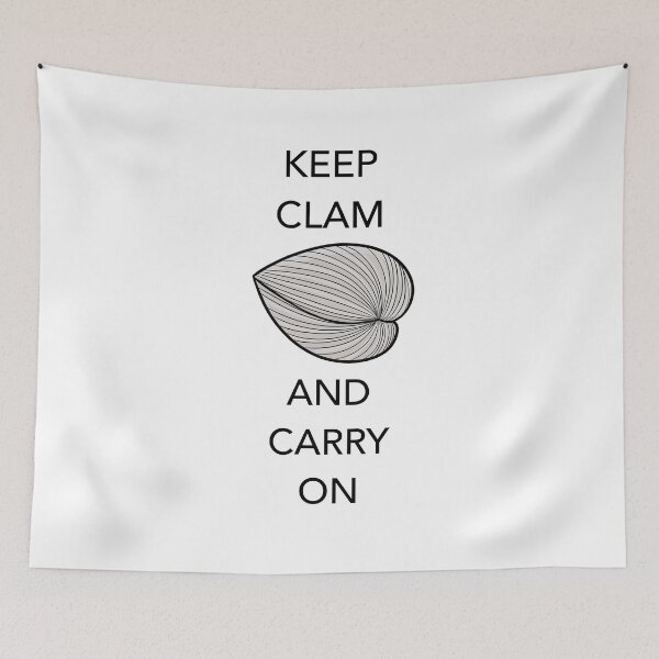Item preview, Keep Clam And Carry On designed and sold by YourVagesty.