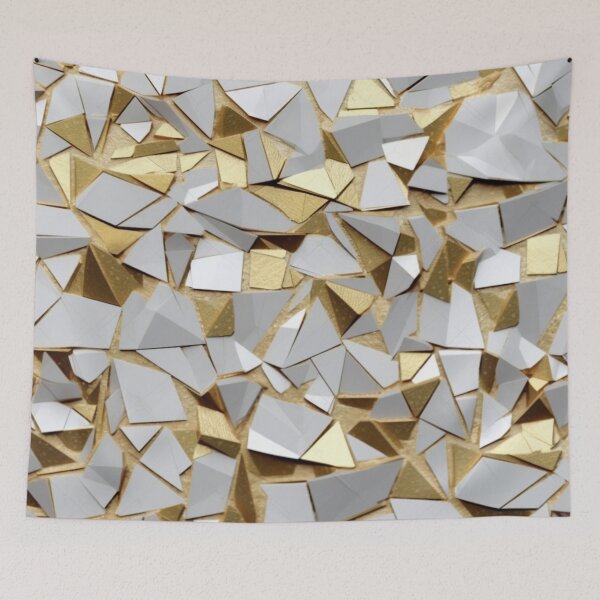Artikelvorschau, Goldenes geometrisches Muster entworfen und verkauft von GoeCentric.