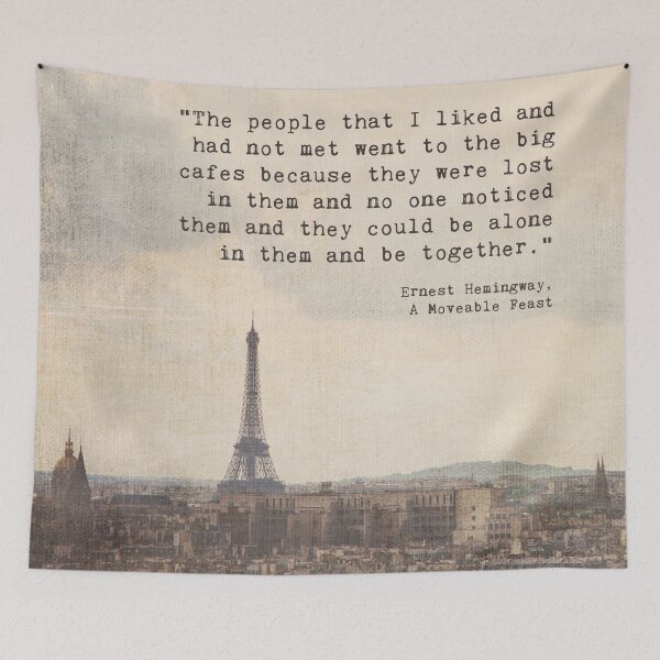 Item preview, Hemingway in Paris designed and sold by Maren Misner.