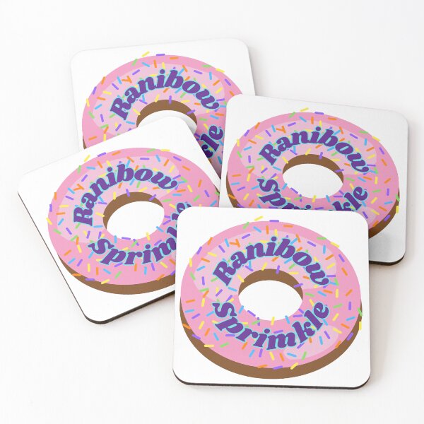 Item preview, Ranibow Sprimkle Sprinkle Donut (Rainbow) designed and sold by ZanyBrainStuff.