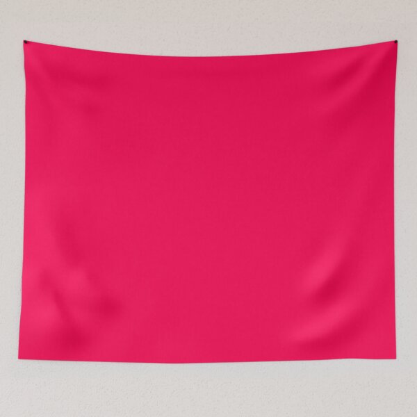 Item preview, Hot Pink Solid Color Pink Hex Code Color #FF004E - 2 of 8 designed and sold by Beachy.