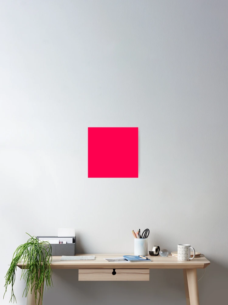 Hot Pink Solid Color Pink Hex Code Color #FF004E - 2 of 8