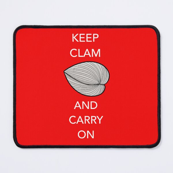 Item preview, Keep Clam And Carry On white designed and sold by YourVagesty.