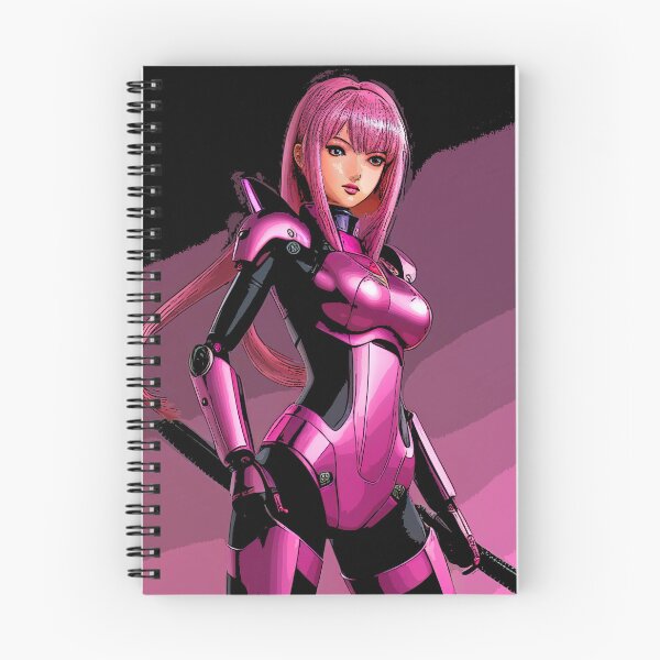 Item preview, Hot Pink Cyborg armored ninja - Pop Art designed and sold by ZenReiArt.