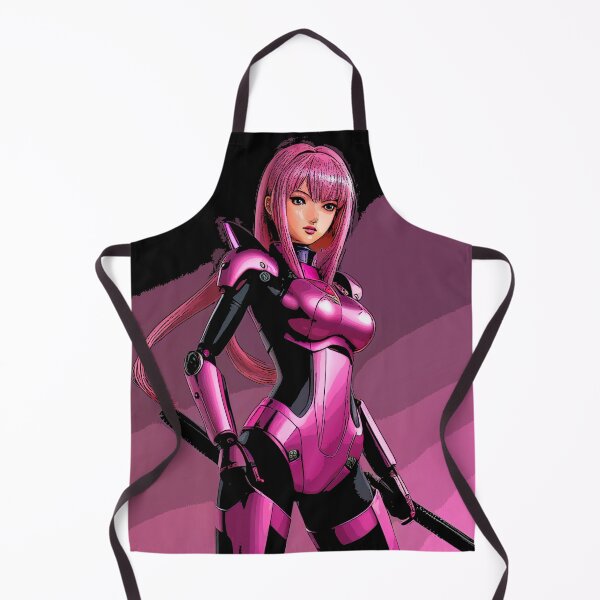 Item preview, Hot Pink Cyborg armored ninja - Pop Art designed and sold by ZenReiArt.