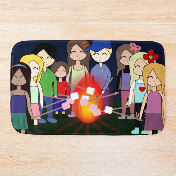 Item preview, Roasting Marshmallows on a Fire designed and sold by GooglyEyes-.