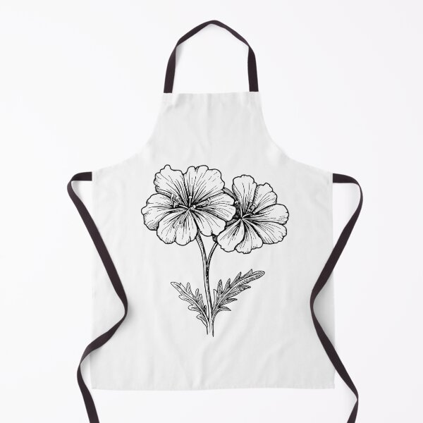 Item preview, Geranium Botanical Lithograph designed and sold by StudioChiisai.