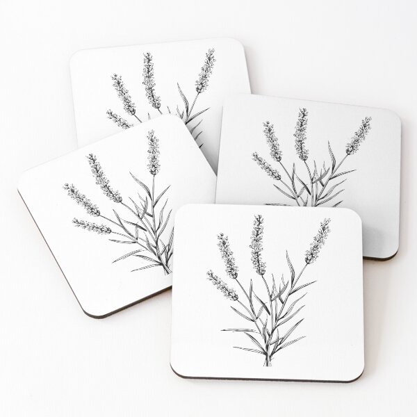 Item preview, Lavender Botanical Lithograph designed and sold by StudioChiisai.