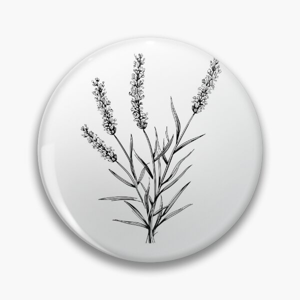 Item preview, Lavender Botanical Lithograph designed and sold by StudioChiisai.