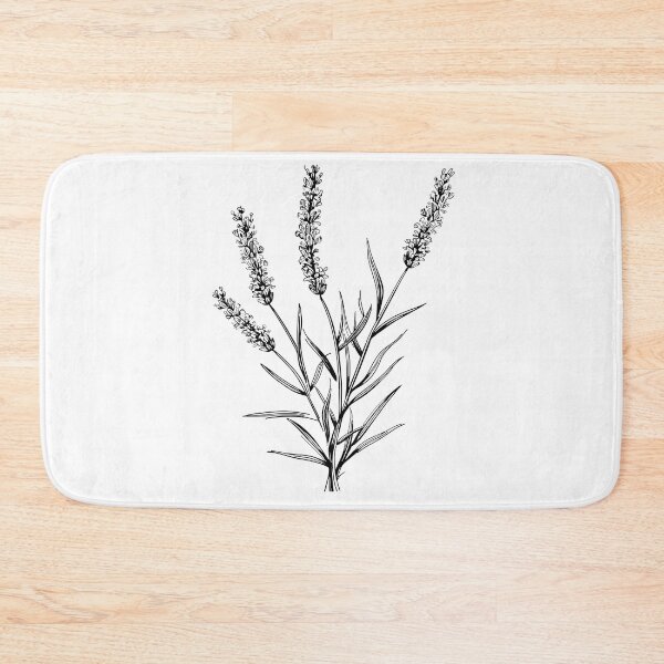 Item preview, Lavender Botanical Lithograph designed and sold by StudioChiisai.