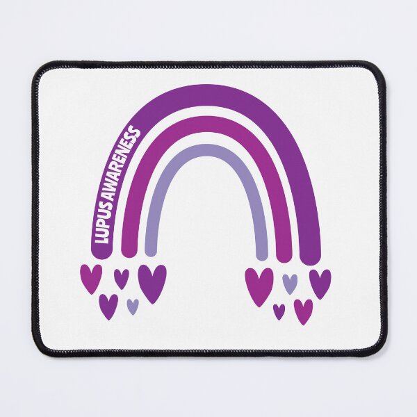 Item preview, Lupus Awareness Rainbow with hearts designed and sold by Teamtsunami6.