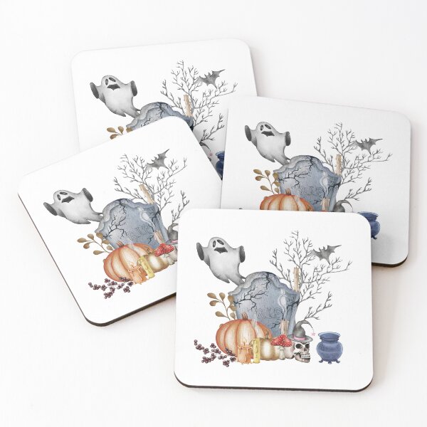 Item preview, Halloween Spooky Friends Illustration  designed and sold by silviaol.