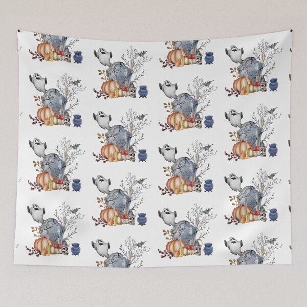 Item preview, Halloween Spooky Friends Illustration  designed and sold by silviaol.