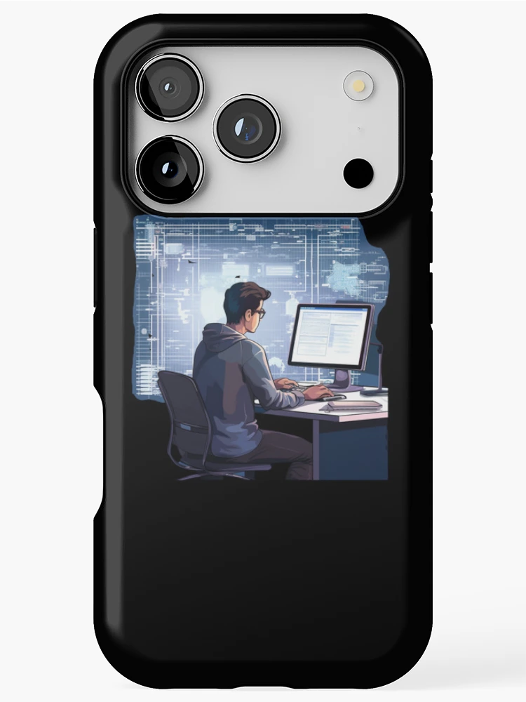 Thumbnail 1 of 4, iPhone Case, Programmer coder - developer programming coding designed and sold by Mateusz Majcherek.