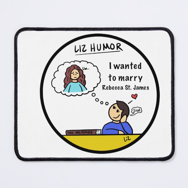 Item preview, I wanted to marry Rebecca St. James designed and sold by LizHumorComics.