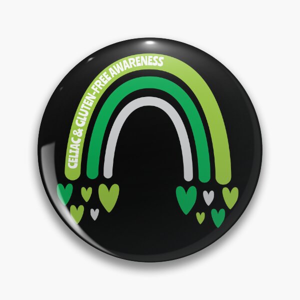 Item preview, Celiac & Gluten Free Awareness Rainbow with hearts designed and sold by Teamtsunami6.