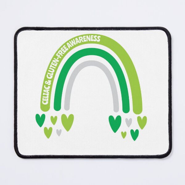 Item preview, Celiac & Gluten Free Awareness Rainbow with hearts designed and sold by Teamtsunami6.