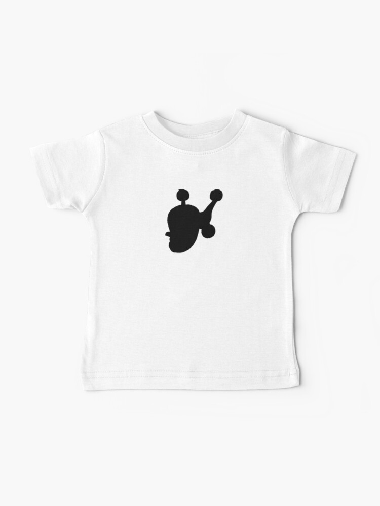 Thumbnail 1 of 2, Baby T-Shirt, Toy Poodle Upside Down Silhouette designed and sold by Jenn Inashvili.