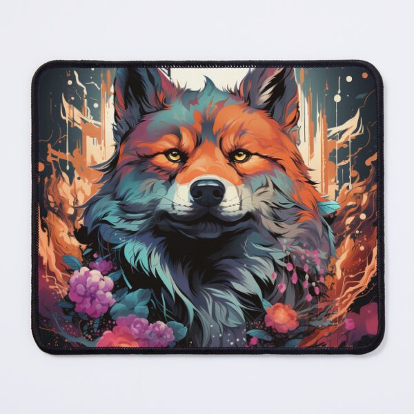 Item preview, Fox Surrounded by a Sea of Flowers designed and sold by Algaefield.