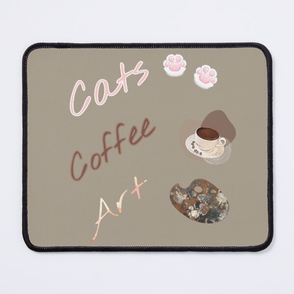 Item preview, Cats, Coffee and Art designed and sold by Asmaa Abdul-Azim.