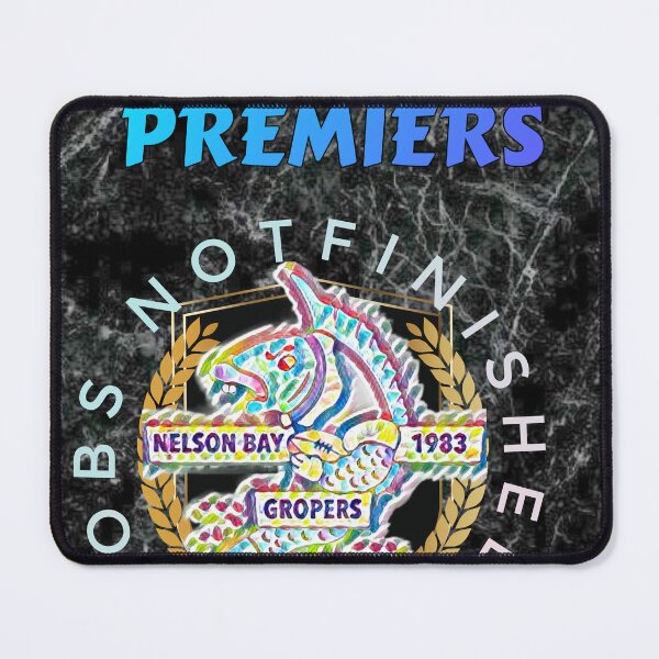 Item preview, 2023 Minor Premiers designed and sold by Nelson Bay Gropers.