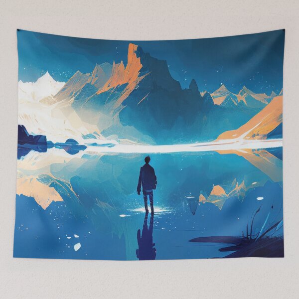 Item preview, Blue Mountain Lake Reflections designed and sold by ArkenCross.