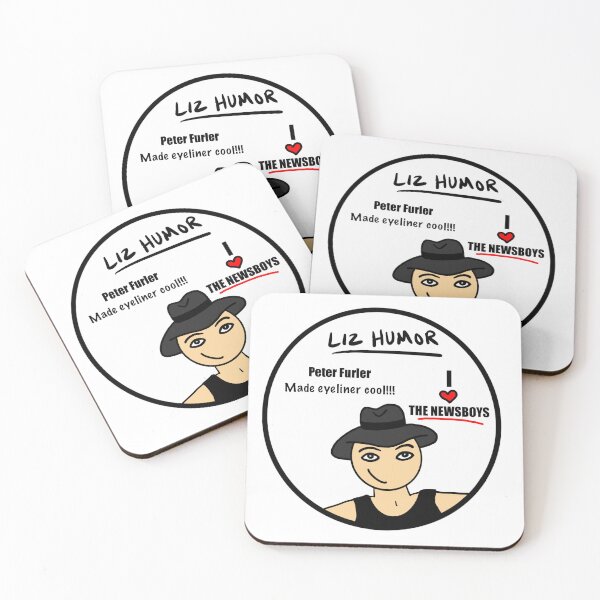 Item preview, Peter Furler made eyeliner cool cartoon designed and sold by LizHumorComics.
