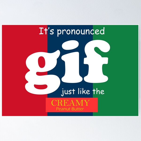 Item preview, Gif Graphics Interchange Format Pronunciation Reminder Trick  designed and sold by Croneda.