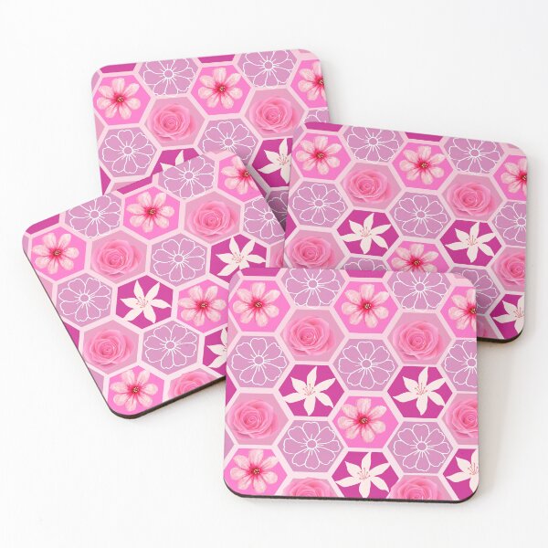 Item preview, Pink Patchwork Collage Art  designed and sold by Scotti Cohn.